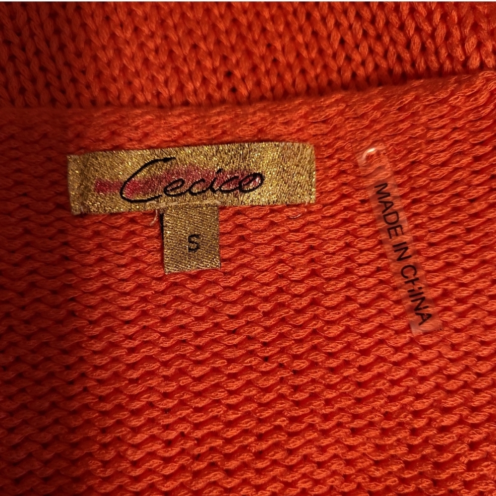 Cecico sweater tank top vest small